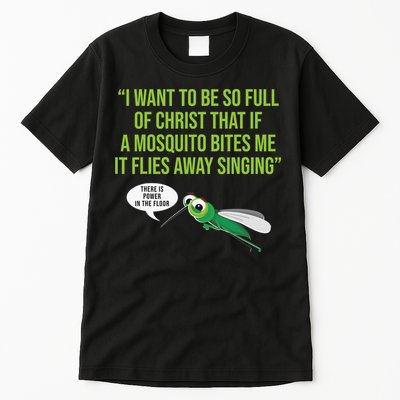 Christian Mosquito Funny Gag Jokes Religious Christian  Tall T-Shirt