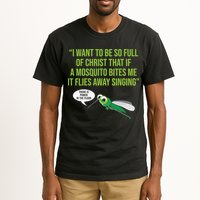 Christian Mosquito Funny Gag Jokes Religious Christian  Tall T-Shirt