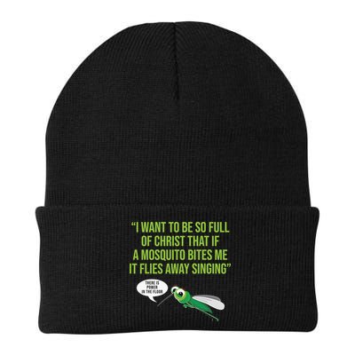 Christian Mosquito Funny Gag Jokes Religious Christian  Beanie