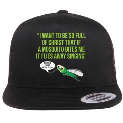 Christian Mosquito Funny Gag Jokes Religious Christian  Flatbill Hat
