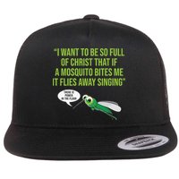 Christian Mosquito Funny Gag Jokes Religious Christian  Flat Bill Trucker Hat