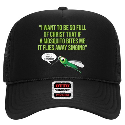 Christian Mosquito Funny Gag Jokes Religious Christian  Trucker Hat