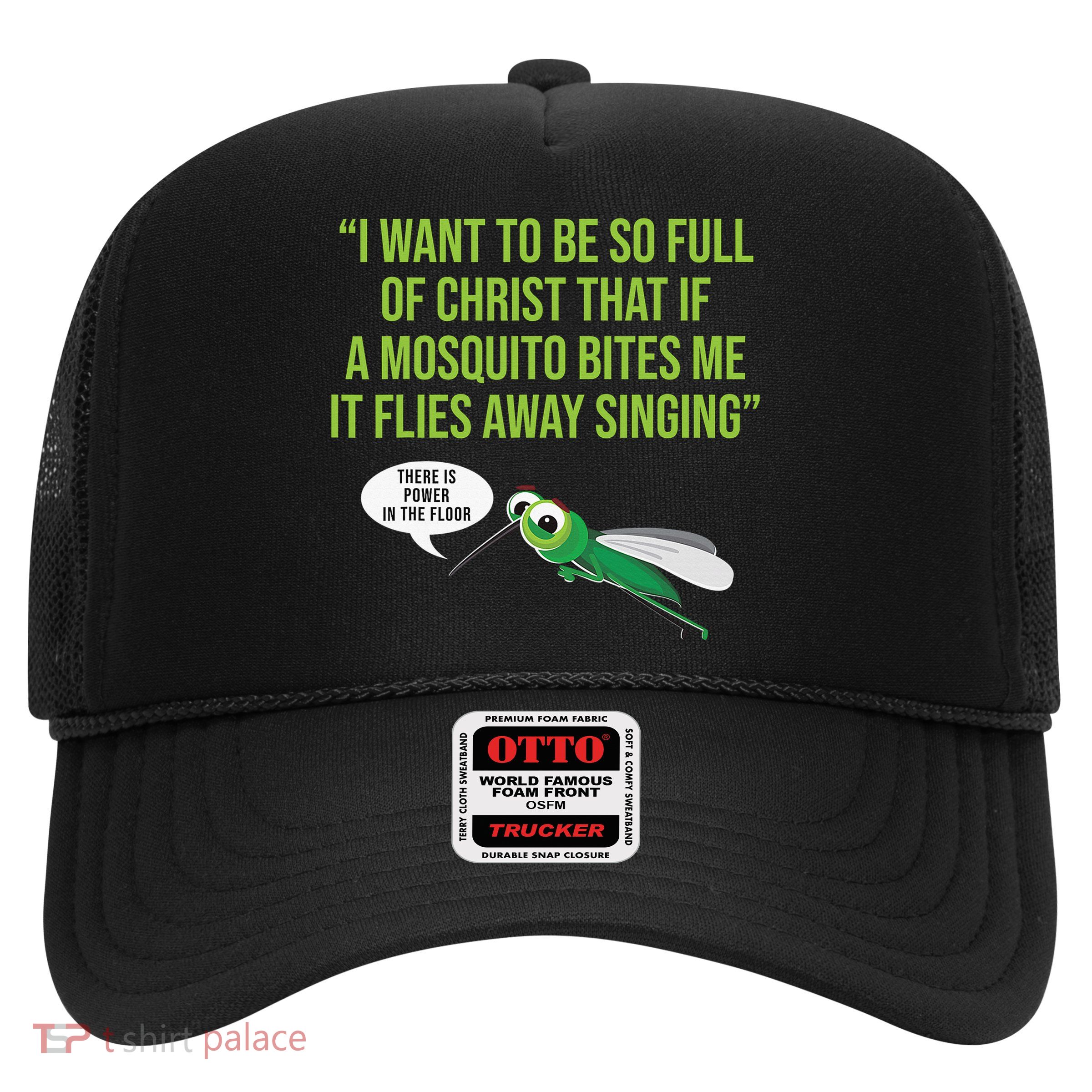 Christian Mosquito Funny Gag Jokes Religious Christian  Trucker Hat