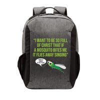 Christian Mosquito Funny Gag Jokes Religious Christian  Vector Backpack