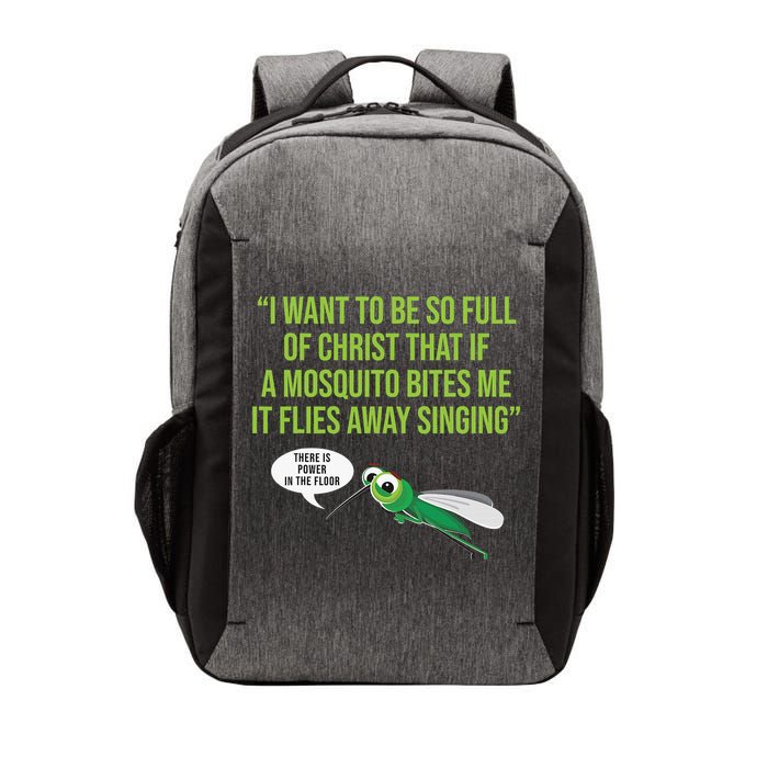 Christian Mosquito Funny Gag Jokes Religious Christian  Vector Backpack