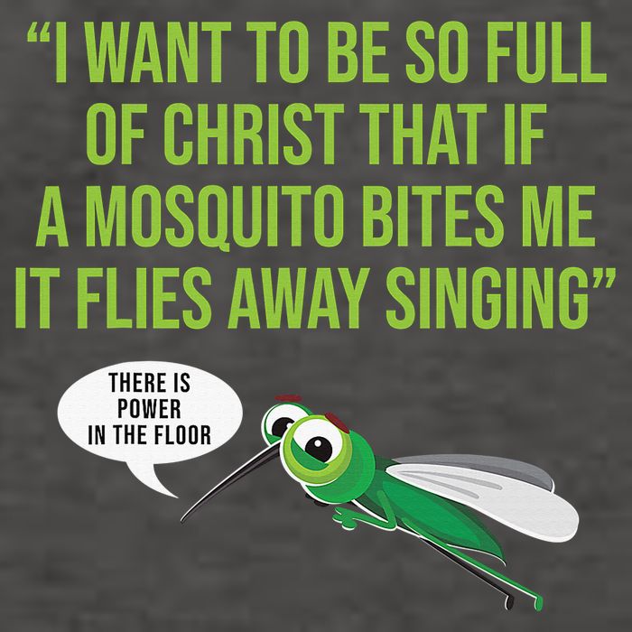 Christian Mosquito Funny Gag Jokes Religious Christian  Vector Backpack