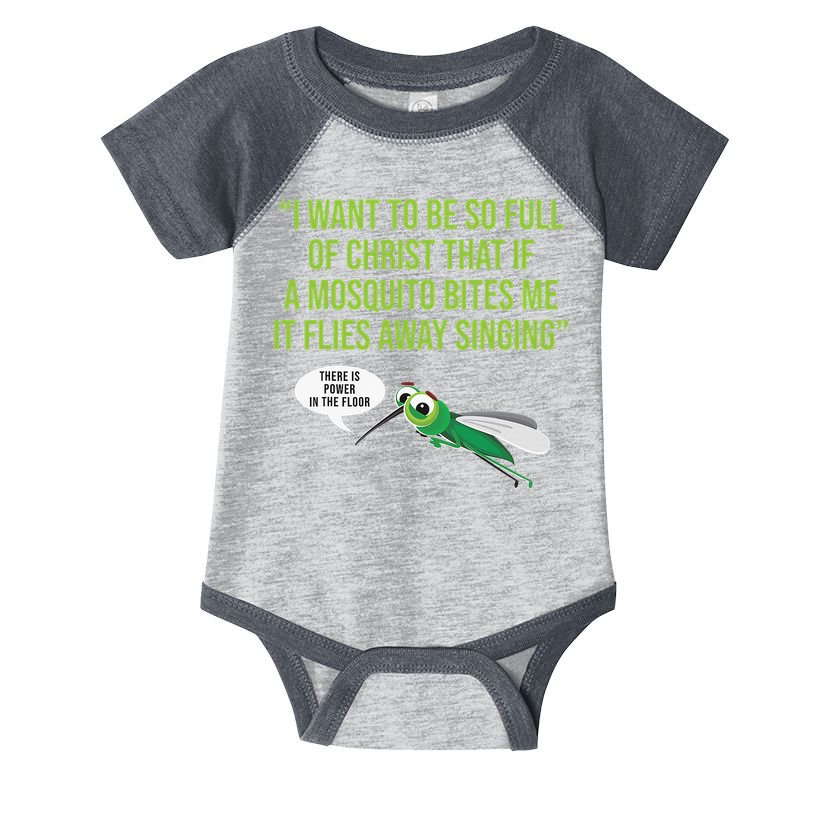 Christian Mosquito Funny Gag Jokes Religious Christian  Infant Baby Jersey Bodysuit