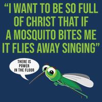Christian Mosquito Funny Gag Jokes Religious Christian  Infant Baby Jersey Bodysuit