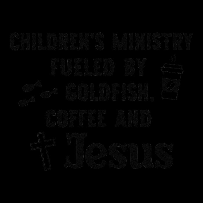 ChildrenS Ministry Fueled By Goldfish Coffee And Jesus .Png Baby Bodysuit