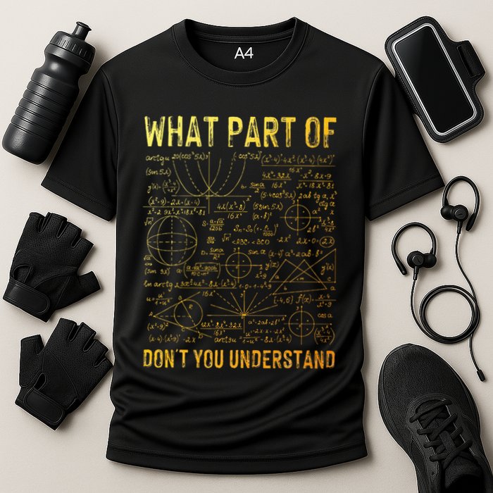 Cool Math For Women Algebra Mathematics Math Teacher Cooling Performance Crew T-Shirt