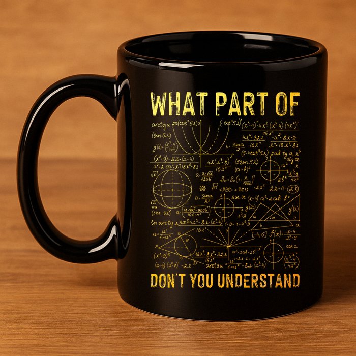 Cool Math For Women Algebra Mathematics Math Teacher 11oz C Handle Ceramic Mug