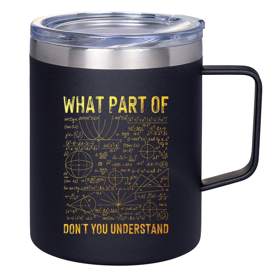 Cool Math For Women Algebra Mathematics Math Teacher 12oz Stainless Steel Coffee Mug