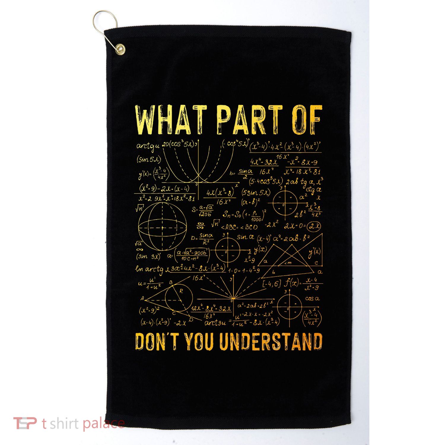 Cool Math For Women Algebra Mathematics Math Teacher Golf Towel