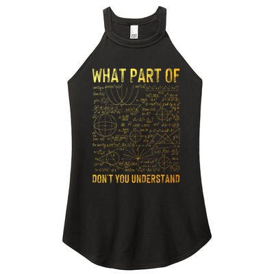 Cool Math For Women Algebra Mathematics Math Teacher Women's Perfect Tri Rocker Tank