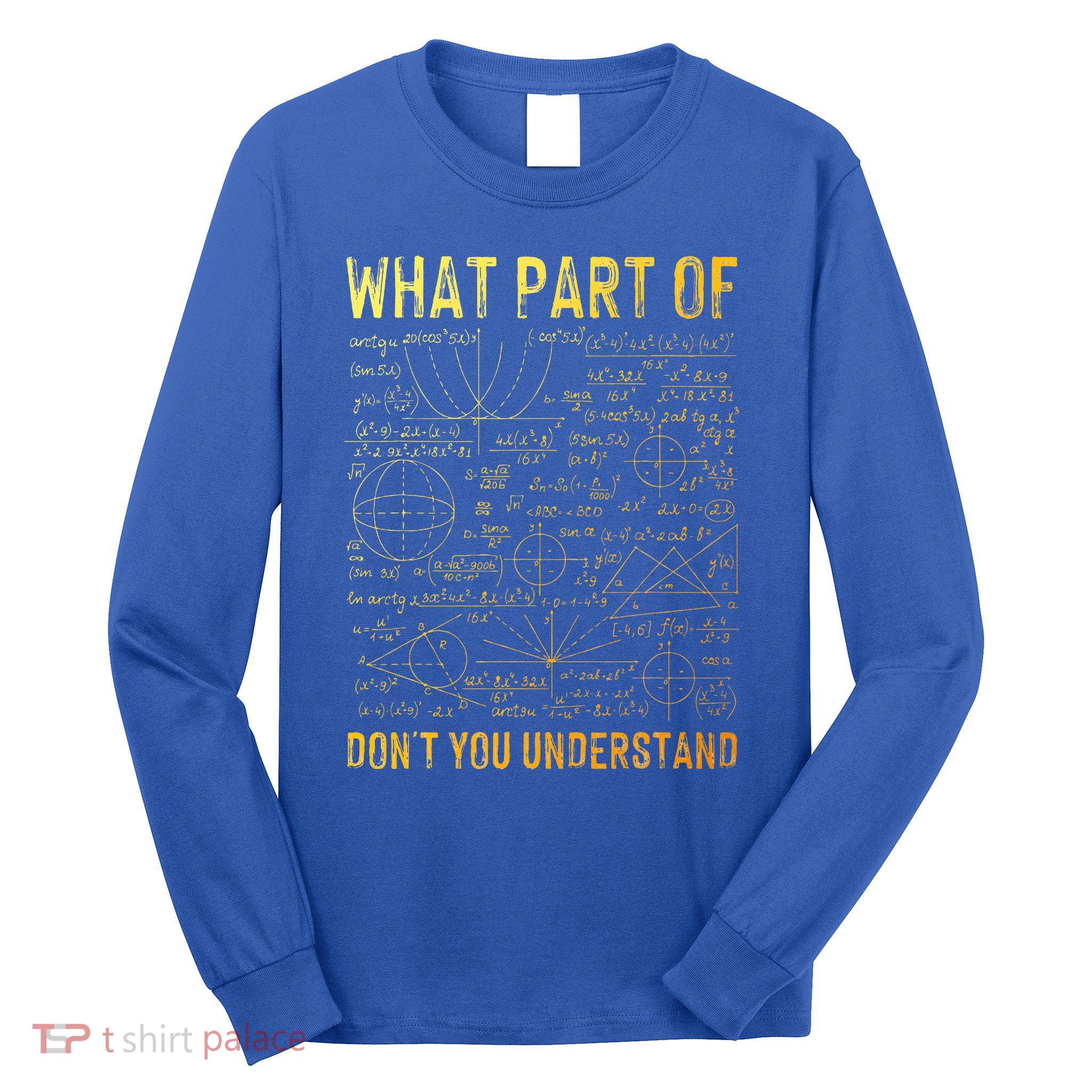 Cool Math For Women Algebra Mathematics Math Teacher Long Sleeve Shirt