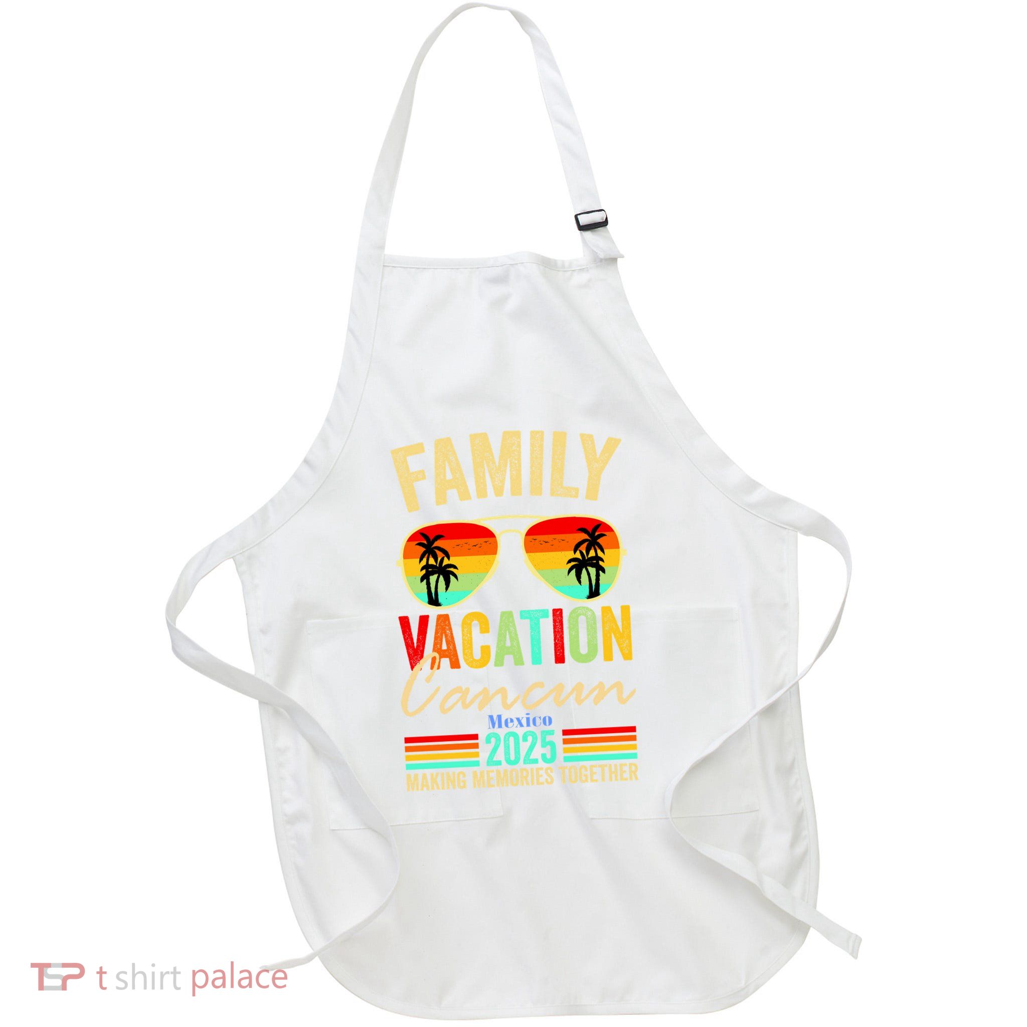 Cancun Mexico Family Vacation 2025 Apron