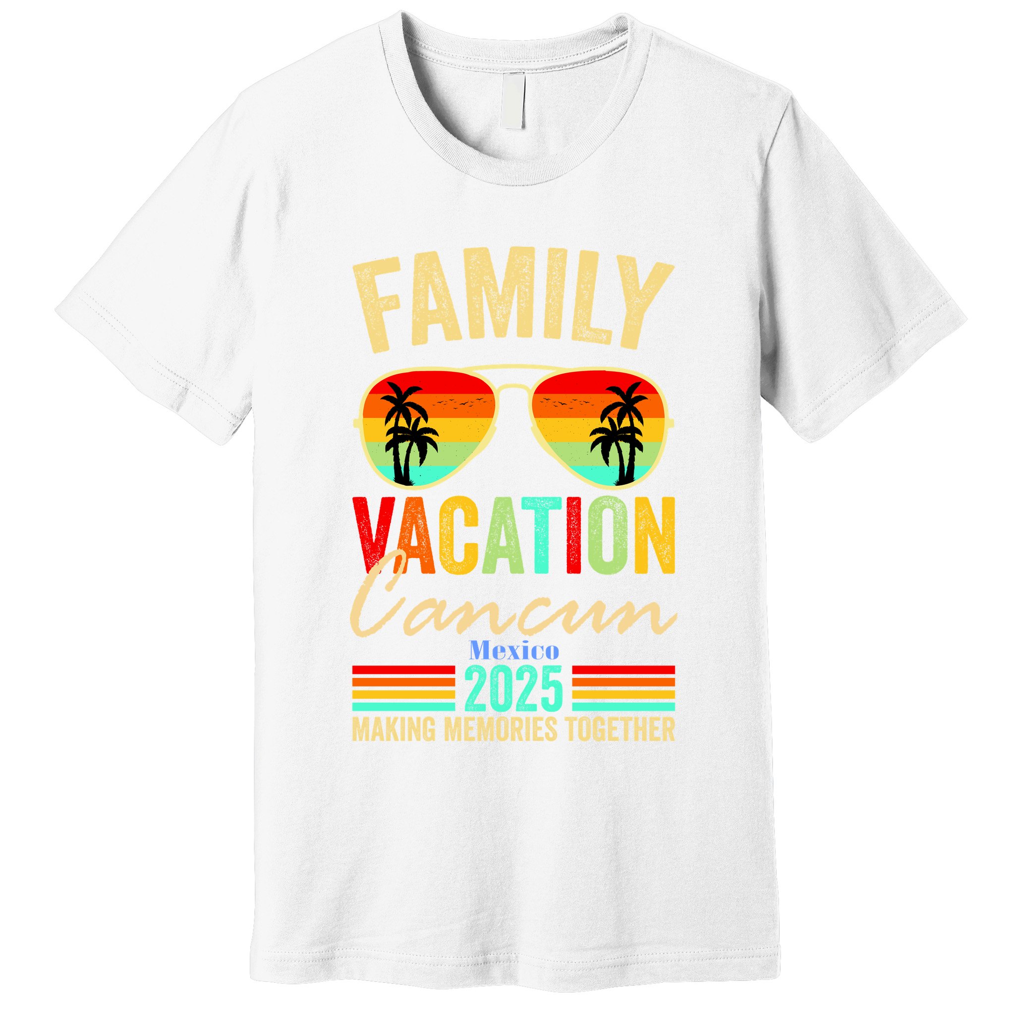 Cancun Mexico Family Vacation 2025 Premium T-Shirt