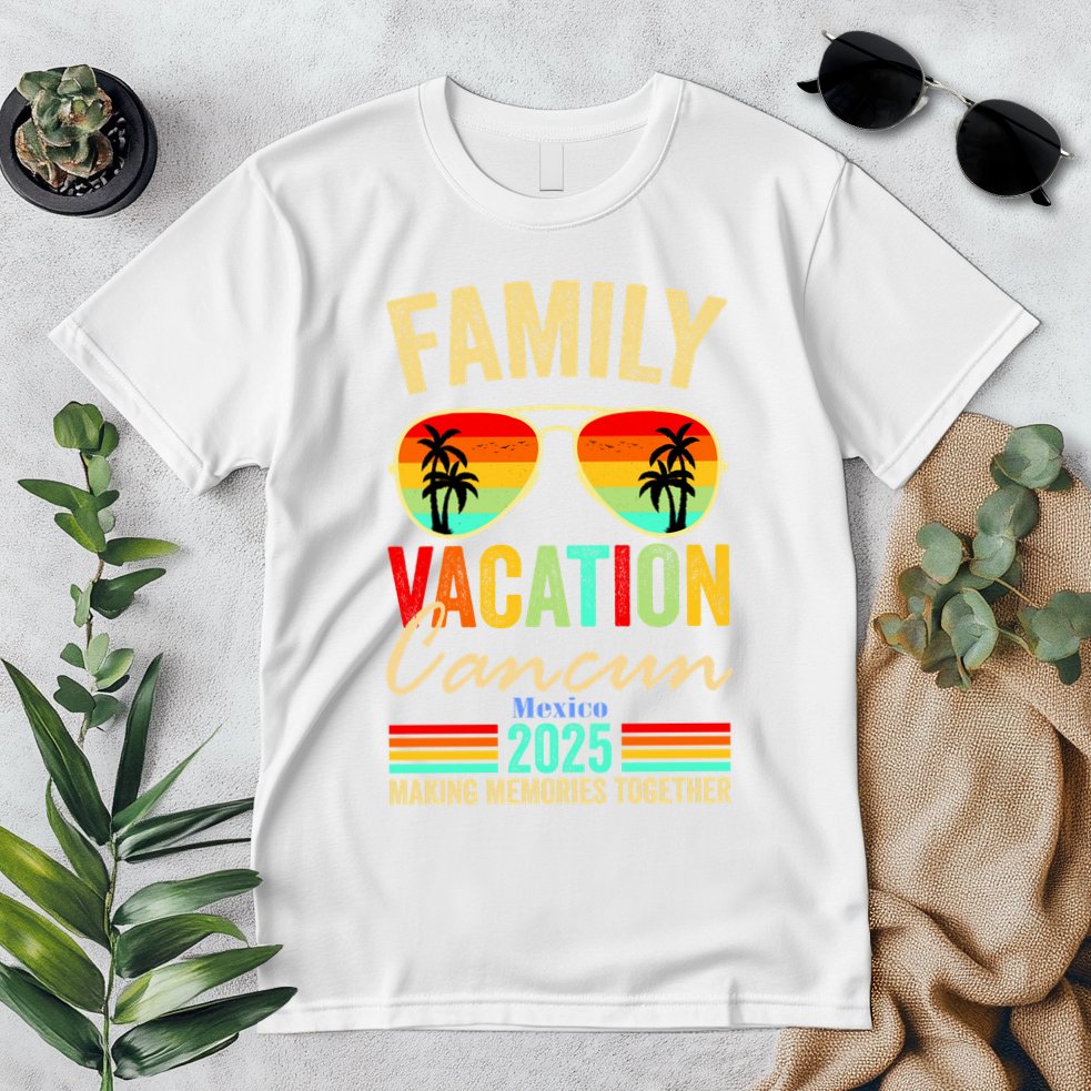 Cancun Mexico Family Vacation 2025 Premium T-Shirt