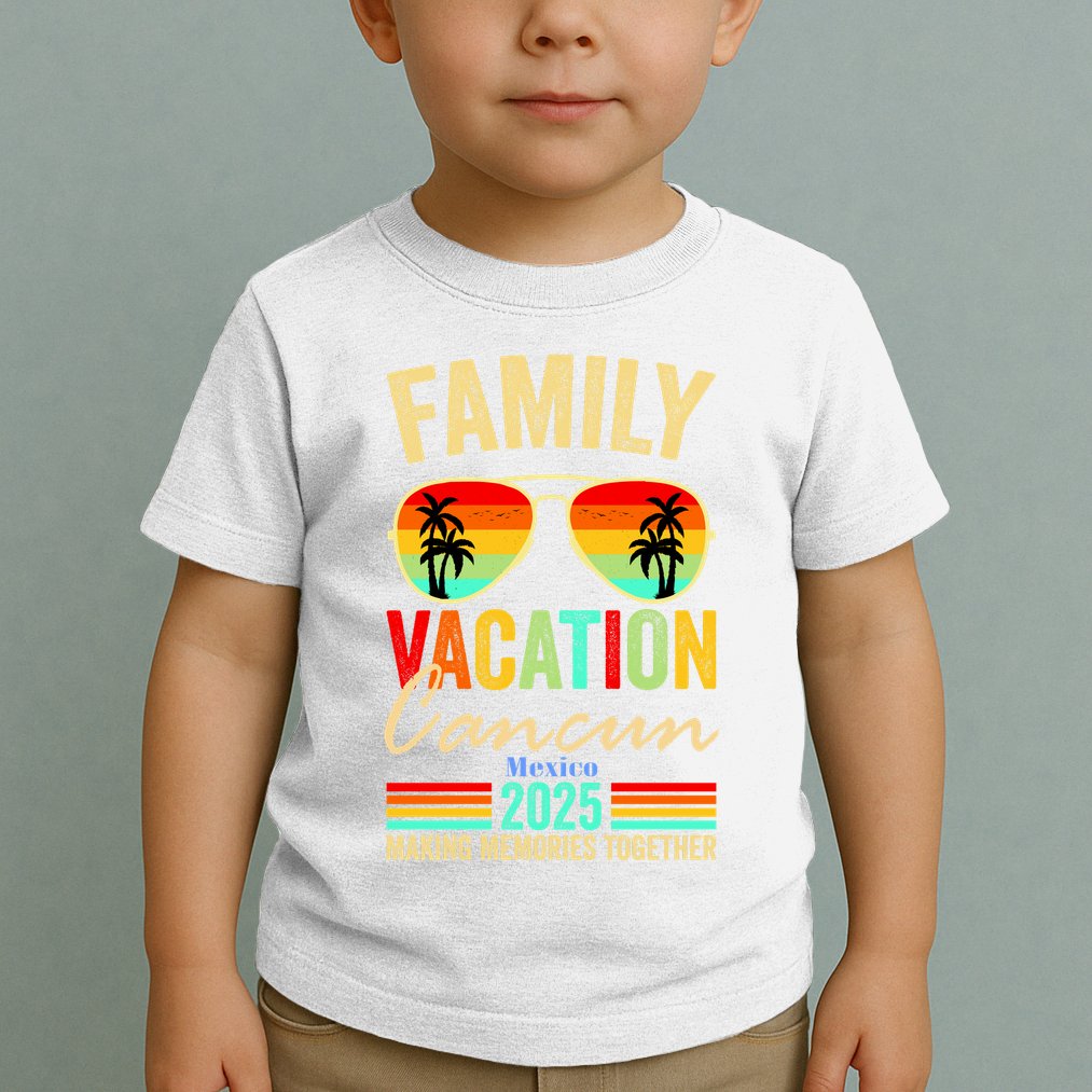Cancun Mexico Family Vacation 2025 Toddler T-Shirt