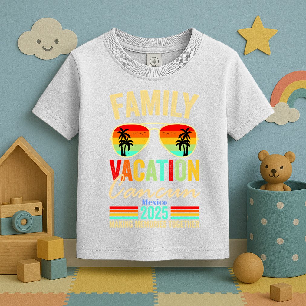 Cancun Mexico Family Vacation 2025 Toddler T-Shirt