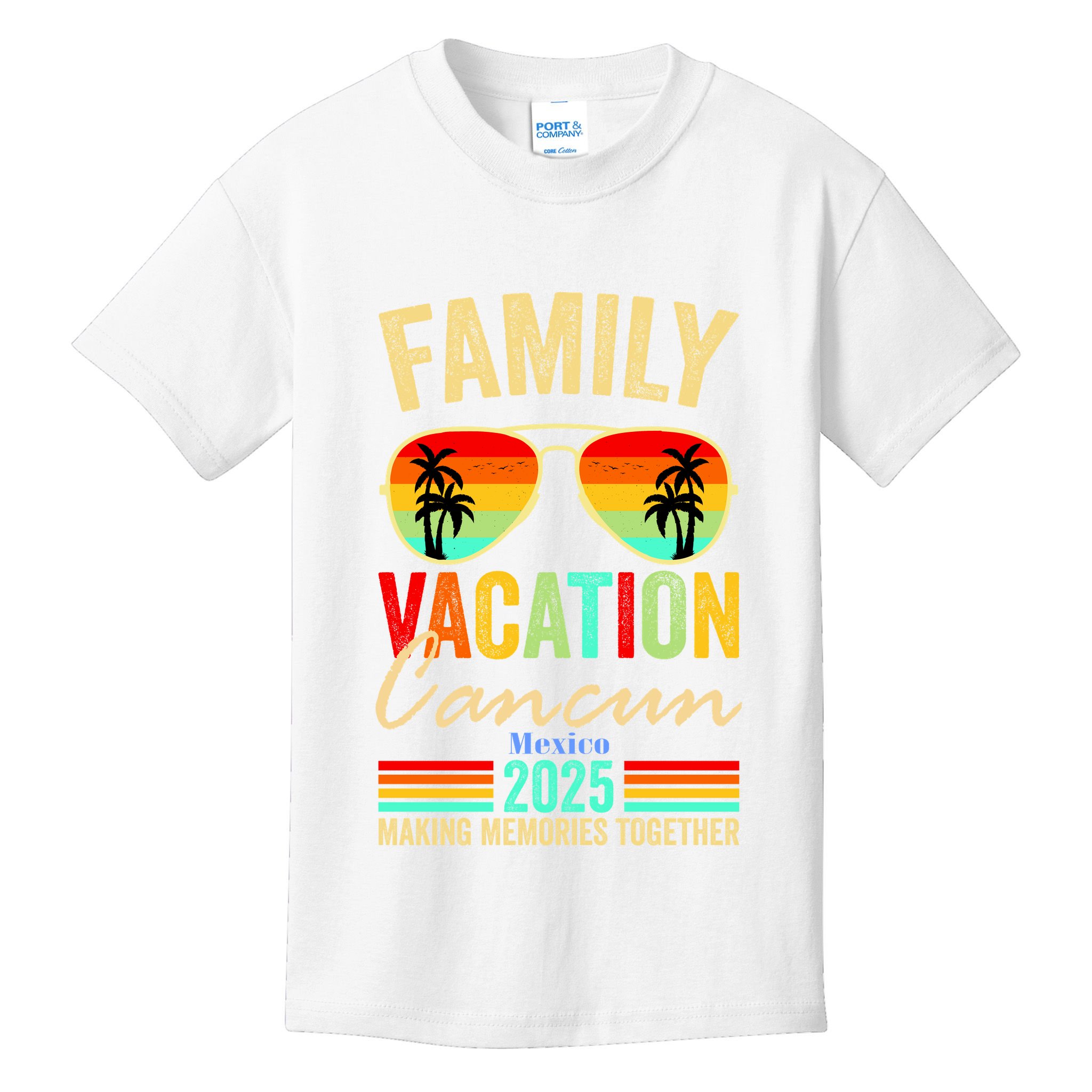 Cancun Mexico Family Vacation 2025 Kids T-Shirt