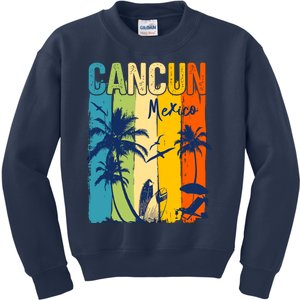 Cancun Mexico Family Vacation Matching Group Kids Sweatshirt