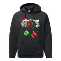 Chestnuts Matching Family Funny Chest Nuts Christmas Couples Performance Fleece Hoodie