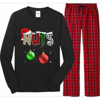 Chestnuts Matching Family Funny Chest Nuts Christmas Couples Long Sleeve Pajama Set