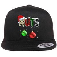 Chestnuts Matching Family Funny Chest Nuts Christmas Couples Flat Bill Trucker Hat