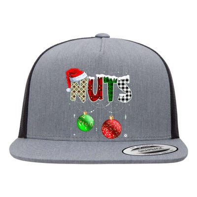 Chestnuts Matching Family Funny Chest Nuts Christmas Couples Flat Bill Trucker Hat