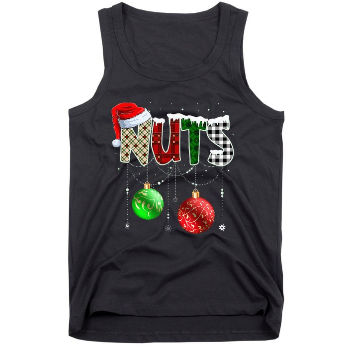 Chestnuts Matching Family Funny Chest Nuts Christmas Couples Tank Top