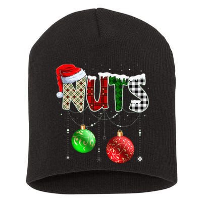 Chestnuts Matching Family Funny Chest Nuts Christmas Couples Short Acrylic Beanie