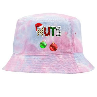 Chestnuts Matching Family Funny Chest Nuts Christmas Couples Tie-Dyed Bucket Hat