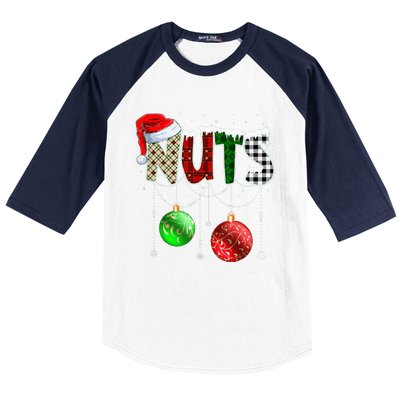 Chestnuts Matching Family Funny Chest Nuts Christmas Couples Baseball Sleeve Shirt