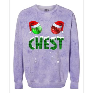 Chestnuts Matching Family Funny Chest Nuts Christmas Couples Colorblast Crewneck Sweatshirt