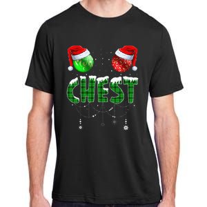 Chestnuts Matching Family Funny Chest Nuts Christmas Couples Adult ChromaSoft Performance T-Shirt