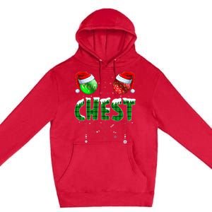 Chestnuts Matching Family Funny Chest Nuts Christmas Couples Premium Pullover Hoodie