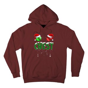 Chestnuts Matching Family Funny Chest Nuts Christmas Couples Hoodie