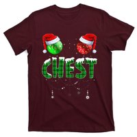 Chestnuts Matching Family Funny Chest Nuts Christmas Couples T-Shirt