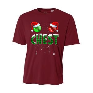 Chestnuts Matching Family Funny Chest Nuts Christmas Couples Performance Sprint T-Shirt