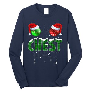 Chestnuts Matching Family Funny Chest Nuts Christmas Couples Long Sleeve Shirt