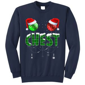 Chestnuts Matching Family Funny Chest Nuts Christmas Couples Sweatshirt