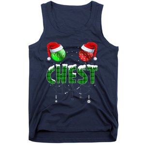 Chestnuts Matching Family Funny Chest Nuts Christmas Couples Tank Top