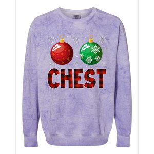 Chestnuts Matching Family Funny Chest Nuts Christmas Couples Colorblast Crewneck Sweatshirt