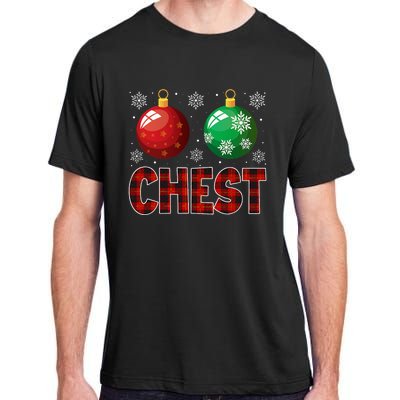 Chestnuts Matching Family Funny Chest Nuts Christmas Couples Adult ChromaSoft Performance T-Shirt