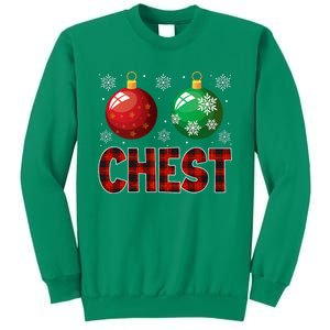 Chestnuts Matching Family Funny Chest Nuts Christmas Couples Sweatshirt