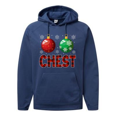 Chestnuts Matching Family Funny Chest Nuts Christmas Couples Performance Fleece Hoodie