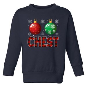 Chestnuts Matching Family Funny Chest Nuts Christmas Couples Toddler Sweatshirt