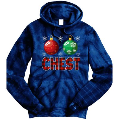 Chestnuts Matching Family Funny Chest Nuts Christmas Couples Tie Dye Hoodie