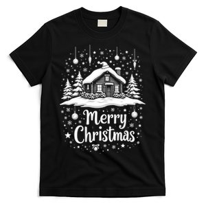 Cute Matching Family Xmas Gift Merry Christmas House T-Shirt